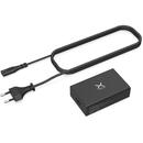 KRX0044  4x USB, 1x USB Type C, QC 3.0 60 W + Suport de cabluri, Negru