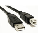 Akyga Akyga AK-USB-04 USB cable 1.8 m USB 2.0 USB A USB B Black