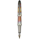 Stilou Diplomat Aero flame, cu penita M, aurita 14kt.