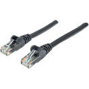 Intellinet Intellinet Network Patch Cable, Cat6, 2m, Black, CCA, U/UTP, PVC, RJ45, Gold Plated Contacts, Snagless, Booted, Lifetime Warranty, Polybag