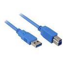 Sharkoon Sharkoon Cable USB 3.0 A-B black 1,0m