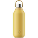 Chilly Chillys Water Bottle Serie2  Pollen Yellow 500ml  Oțel inoxidabil / Plastic