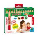 Alpino Creioane colorate, 12 culori/set, ALPINO Baby - Maxi