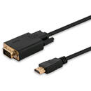 SAVIO Savio CL-103 video cable adapter 1.8 m HDMI Type A (Standard) VGA (D-Sub) Black