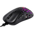 HAVIT MS955, Iluminare RGB, 12000 DPI, Interfata USB, 6 butoane, Negru, Design ergonomic