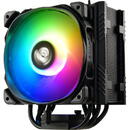 Enermax Cooler Procesor Enermax RGB Edition, CPU Cooler Intel / AMD AM4, Suport 230W + TDP, ARGB PWM, 14 cm, Negru