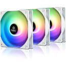 Enermax Set de 3 ventilatoare PC Enermax UCHF12PARGB-W, HF120 ARGB, alb, 120x120x25mm