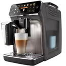 Philips Saeco Espressor automat Philips Seria 5400 EP5444/90, sistem de lapte LatteGo, 12 bauturi, display digital TFT si pictograme color, filtru AquaClean, rasnita ceramica, optiune cafea macinata, functie MEMO 4 profiluri, Gri casmir