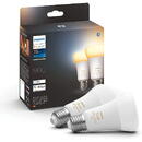 Philips Philips Hue E27 double pack 2x570lm 60W - White Amb.