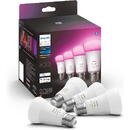 Philips Philips Hue E27 pack of four 4x570lm 60W - White & Col. Amb.