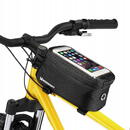 Wozinsky Wozinsky Geanta Bicicleta cu Husa pentru Telefon Impermeabila Black (cablu jack inclus, pana la 6.5 inch, 1.5l)