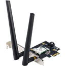 Asus AX1800 Dual Band PCI-E WiFi 6 (802.11ax). Bluetooth 5.2, WPA3