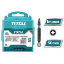 TOTAL - Set 10 biti de impact PH2x50mm