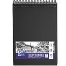 Caiet pentru schite A4, OXFORD Sketchbook, 96 file-100g/mp, coperta carton rigida - negru