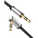 UGREEN UGREEN mini jack 3,5mm AUX flat elbow cable 3m (black)