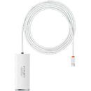 Baseus Lite Series Hub 4in1 USB-C to 4x USB 3.0 + USB-C, 2m (White)