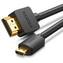 UGREEN UGREEN HD127 Micro HDMI - HDMI Cable 4K 3D 1m (black)