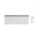 MK470 - Tastatura, USB, Layout US, White + Mouse Optic, USB, White