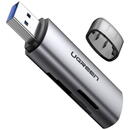 Adapter Ugreen CM216 SD/TF USB 3.0 (grey)