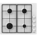 Candy Candy CHW6LWW Hob, Gas, Width 59.5 cm, 4 cooking zones, Mechanical control, White