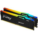 FURY Beast RGB, 32GB, DDR5-4800MHz, CL38, Dual Channel