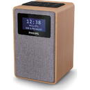 Philips Philips TAR5005 / 10, clock radio (brown / silver, FM, DAB)