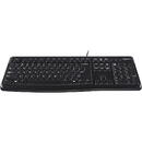 Logitech K120, USB, Layout US, Black