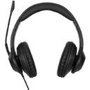 Targus Targus AEH102GL headphones/headset Wired Head-band Calls/Music USB Type-A Black
