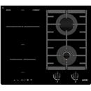 Gorenje GCI691BSC Hob, Combined Induction-Gas, 4 cooking zones, Width 60 cm, Black