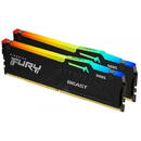 Fury Beast RGB 32GB DDR5 Dual Kit 5600MHz CL40 Black
