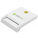 TECHLY Techly Compact /Writer USB2.0 White I-CARD CAM-USB2TY smart card reader Indoor
