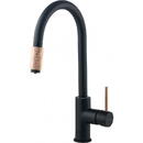 deante KITCHEN MIXER WITH SWIVEL SPOUT AND CONNECTION TO WATER FILTER DEANTE BLACK COPPER ASTER