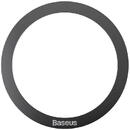 Baseus Set 2 suporturi universale pentru telefon Halo Metal Ring, Magnetic, Negru