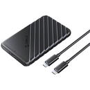 Orico Orico 2.5' HDD / SSD Enclosure, 6 Gbps, USB-C 3.1 Gen1 (Black)