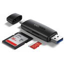UGREEN UGREEN CM304 USB + USB-C Adapter Card Reader SD + microSD (black)