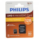 Philips Philips MicroSDXC Card     128GB Class 10 UHS-I U1 incl. Adapter