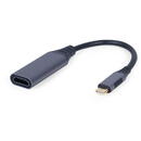 Gembird Gembird A-USB3C-HDMI-01 USB Type-C to HDMI, space grey 0,15m