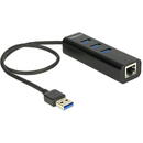 Hub extern USB3.0 Negru