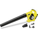 Karcher cordless leaf blower LBL 2 Battery Set, 18 Volt (yellow / black, Li-Ion battery 2.5Ah)