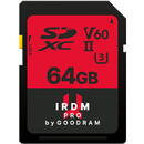 GOODRAM Card de memorie SD Goodram IRDM PRO 64GB,UHS II,V60, IRP-S6B0-0640R12