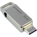 GOODRAM ODA3, 32GB, USB 3.0, Argintiu
