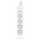 Kerg M02396 4 Earthed sockets  - 3.0m power strip with 3x1,5mm2 cable, 16A