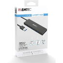 EMTEC Emtec Hub Ultra Slim USB 3.1 4 Port T620, USB Hub