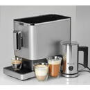 Pachet Espressor automat  Studio Casa DIVA DE LUXE, cafea boabe, 1.1 l, 1470W,  19Bar,inox +Aparat Spumat Lapte