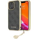 Guess GUHCP13XGF4GGR iPhone 13 Pro Max 6.7" grey/grey hardcase 4G Charms Collection
