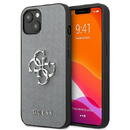 Guess GUHCP13SSA4GSGR iPhone 13 mini 5.4" grey/grey hardcase Saffiano 4G Metal Logo