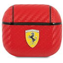 Ferrari Ferrari FESA3CARE AirPods 3 cover red/red On Track PU Carbon
