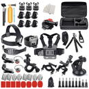 Hurtel Set of universal 67 in 1 accessories for GoPro, DJI, Insta360, SJCam, Eken sports cameras (GoPro 67 in 1 set)