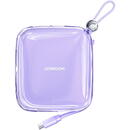 Joyroom powerbank 10000mAh Jelly Series 22.5W with built-in USB C cable purple (JR-L002)