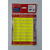 Etichete autoadezive color, 12 x 30 mm, 300 buc/set, Tanex - galben fluorescent